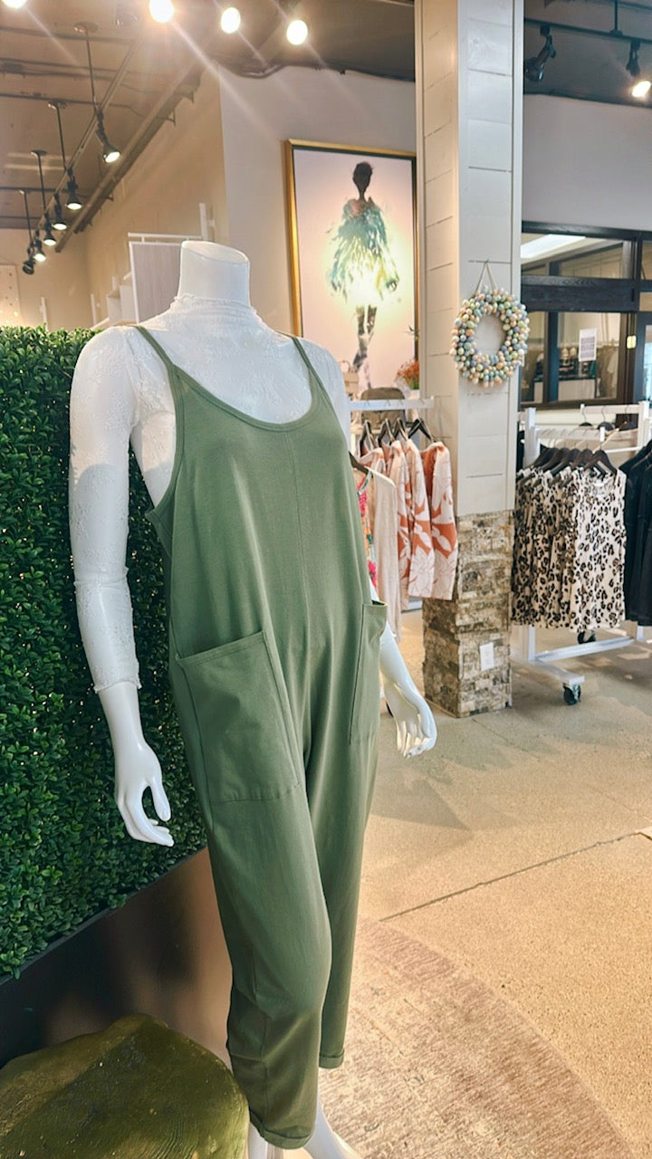 Essential Love Spaghetti Strap Jumpsuit