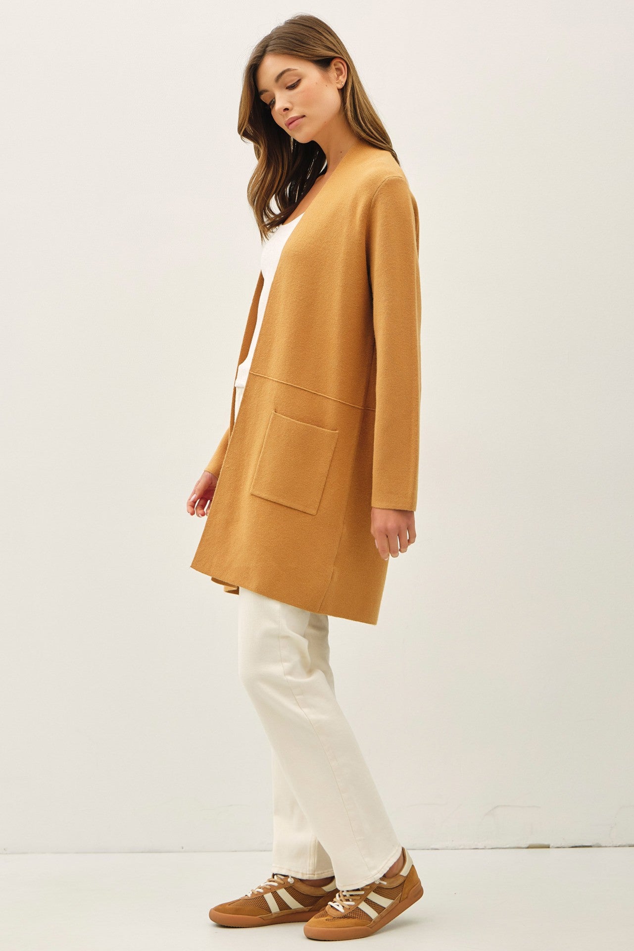 Soft & Still Classic Open Front Cardigan