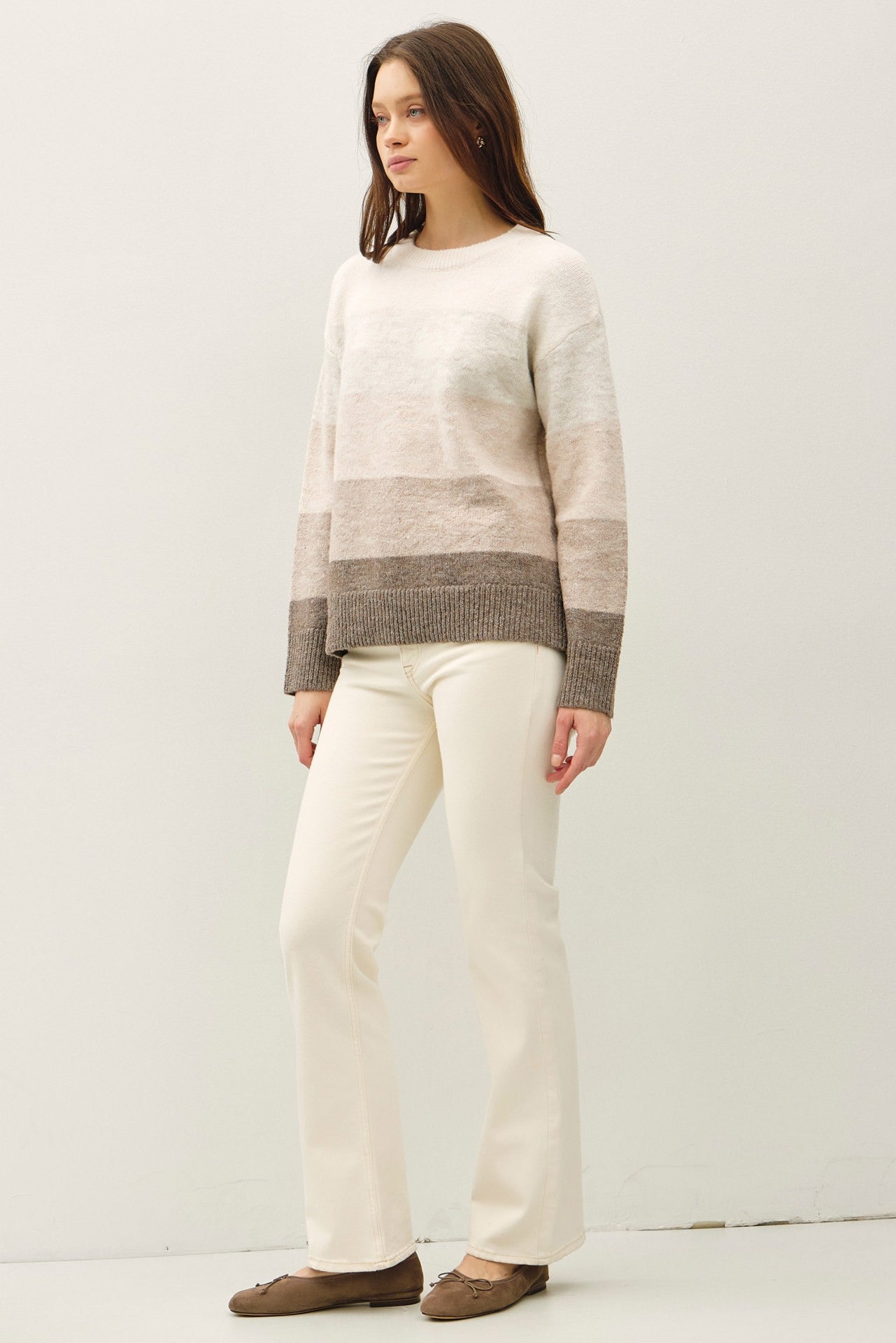 The Soft Life Color Block Sweater