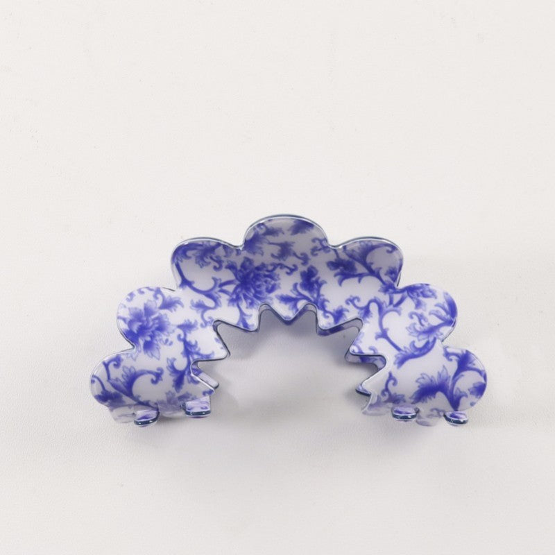 Vintage Porcelain Moon Claw Clips