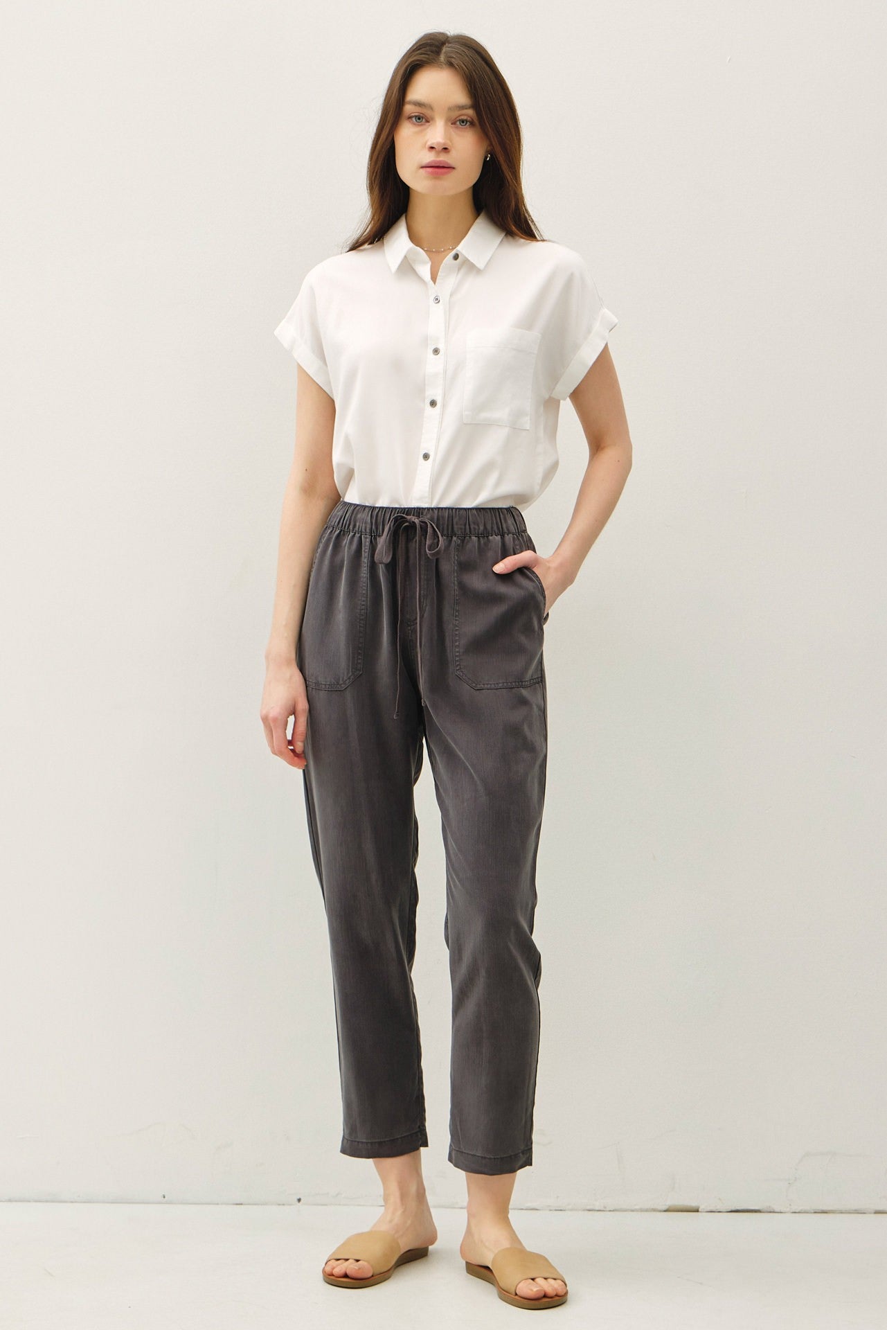Hit The Jackpot Tapered Pants- 2 Colors!