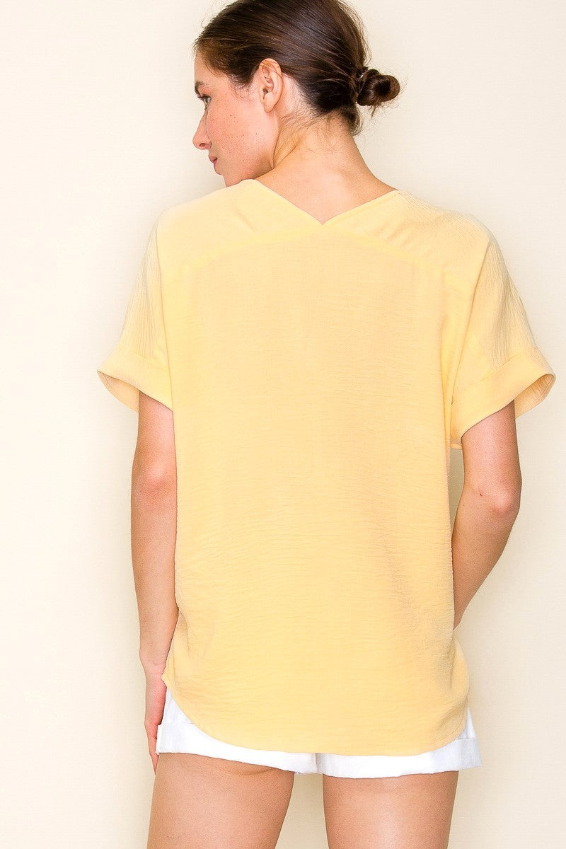 Prime Time Basic V-Neck Top- 2 Colors!