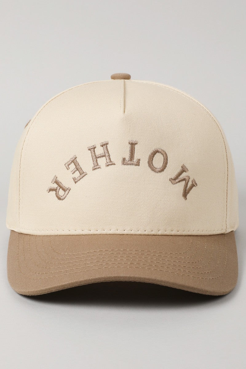 Upside Down Mother Embroidered Baseball Cap
