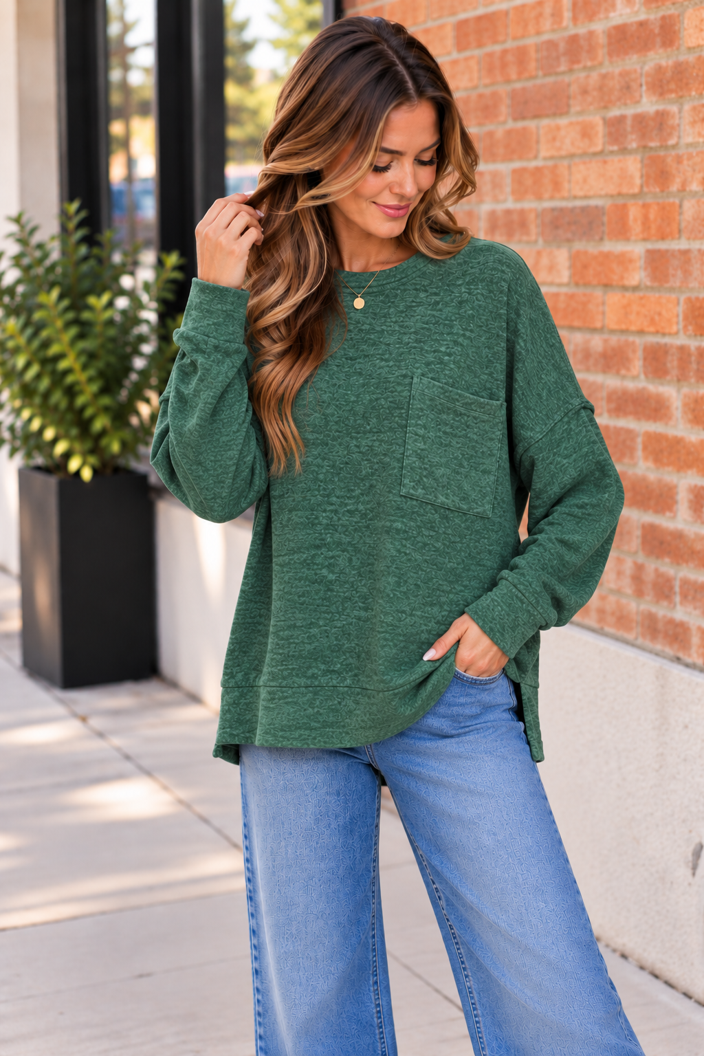 DOORBUSTER: Brushed Melange Oversized Sweater