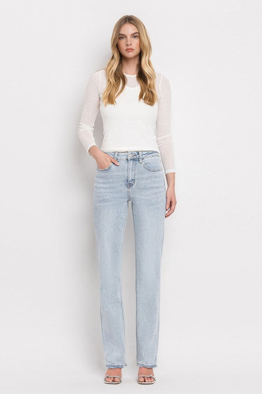 LOVERVET BY VERVET 90's Vintage Super High Rise Straight Jeans