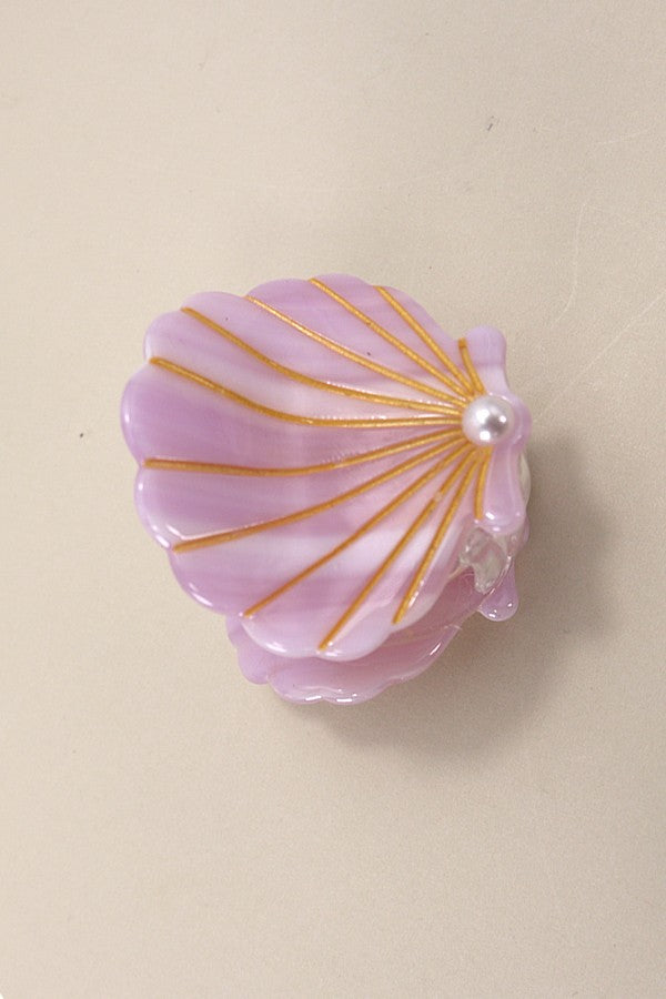 Seashell Hair Claw Clip