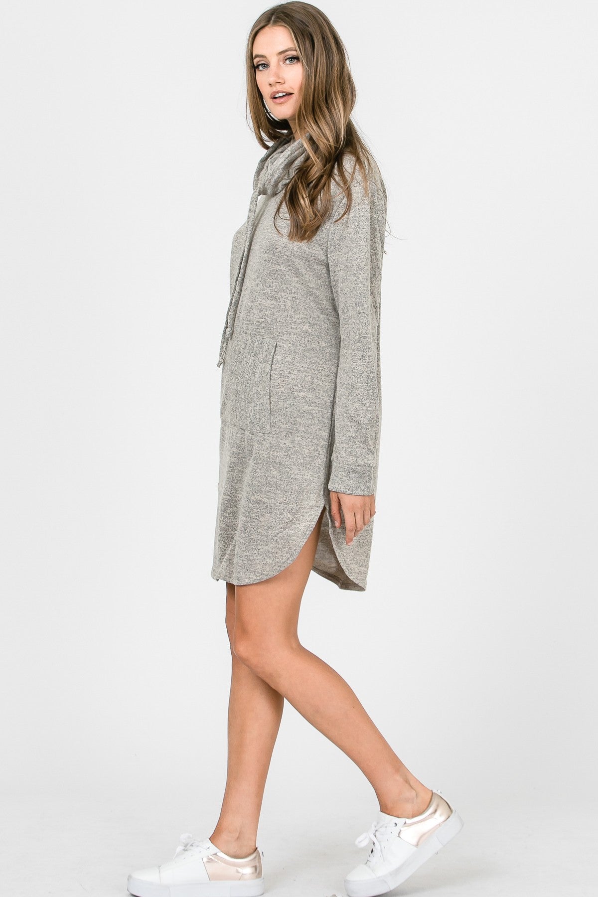 Hacci Kangaroo Pocket Dress