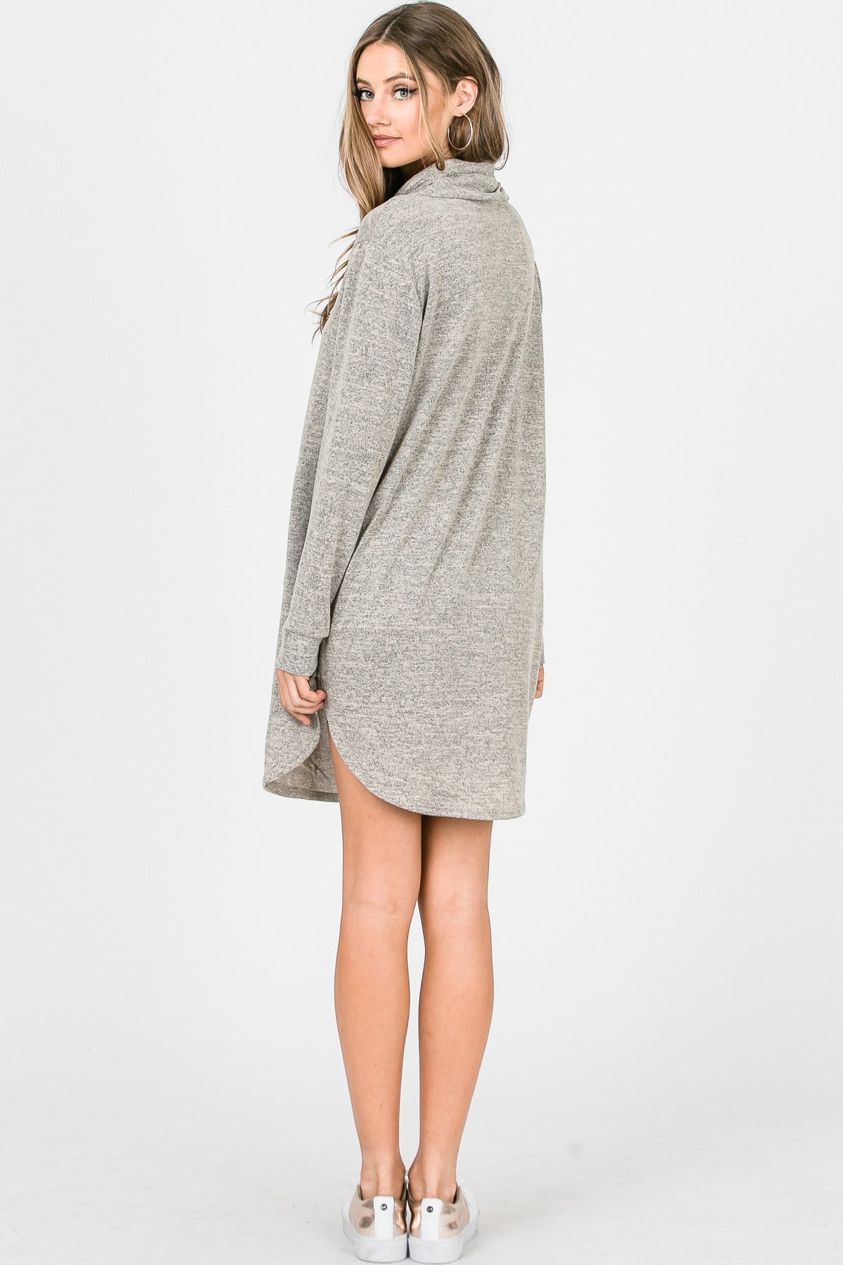 Hacci Kangaroo Pocket Dress