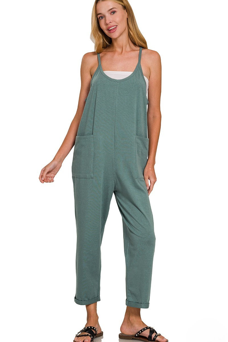 Essential Love Spaghetti Strap Jumpsuit