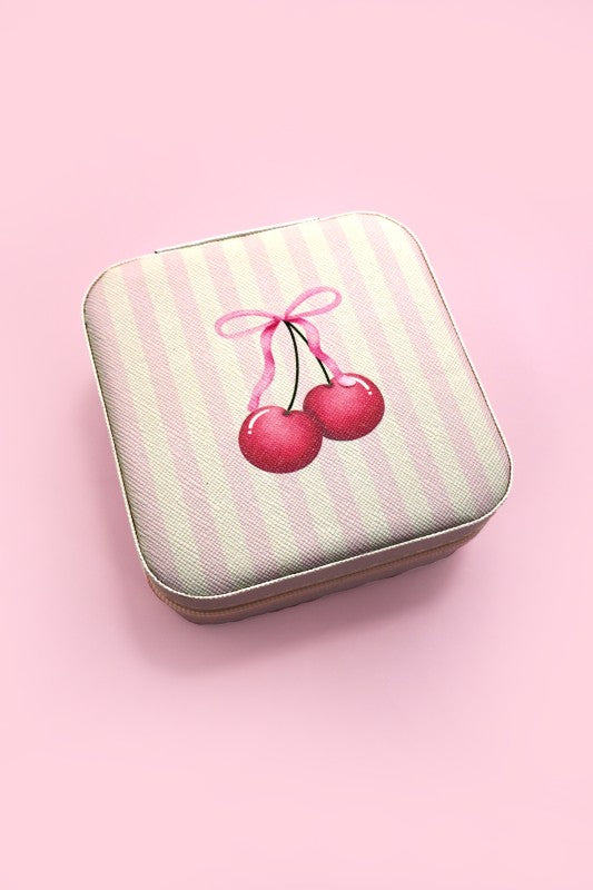 `Jewelry Organizer Travel Box Case