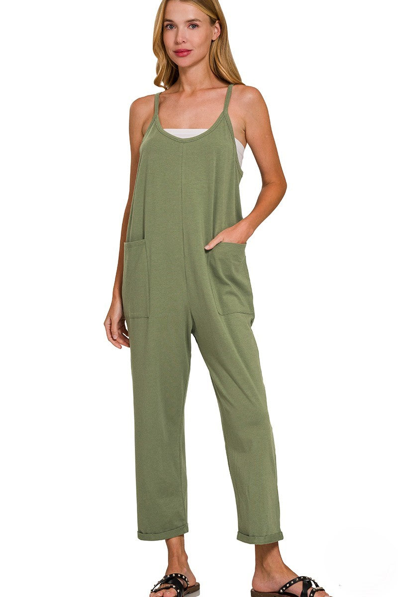 Essential Love Spaghetti Strap Jumpsuit
