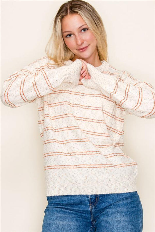 Nash Striped Crew Neck Sweater