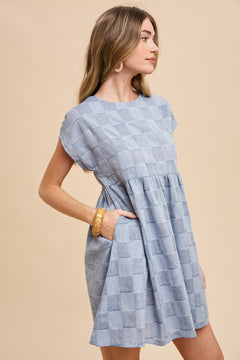 Checkered Past Babydoll Dress - North Threads