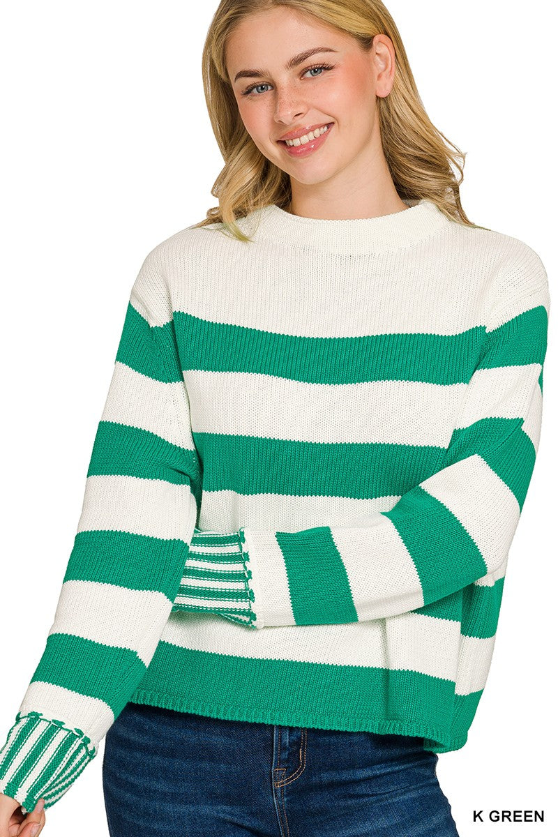 Striped Chic Sweater-2 Colors!