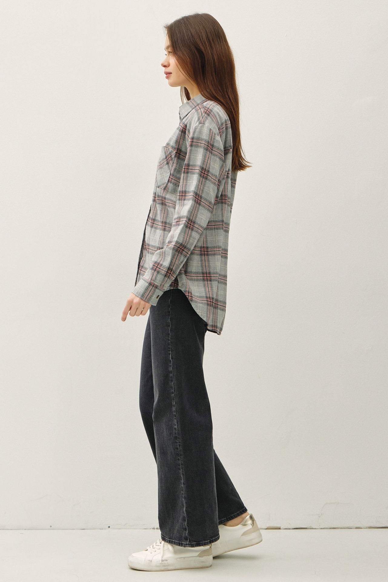 Classic Plaid Oversized Shirt