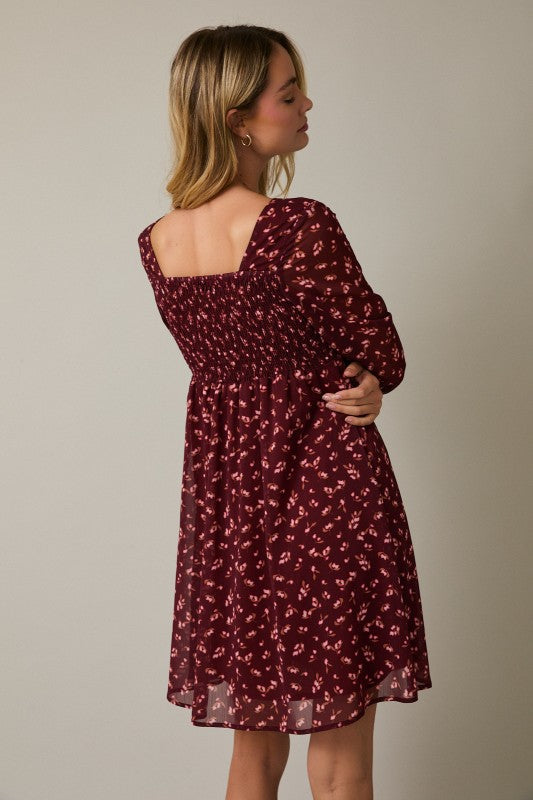 Smocked Mini Dress