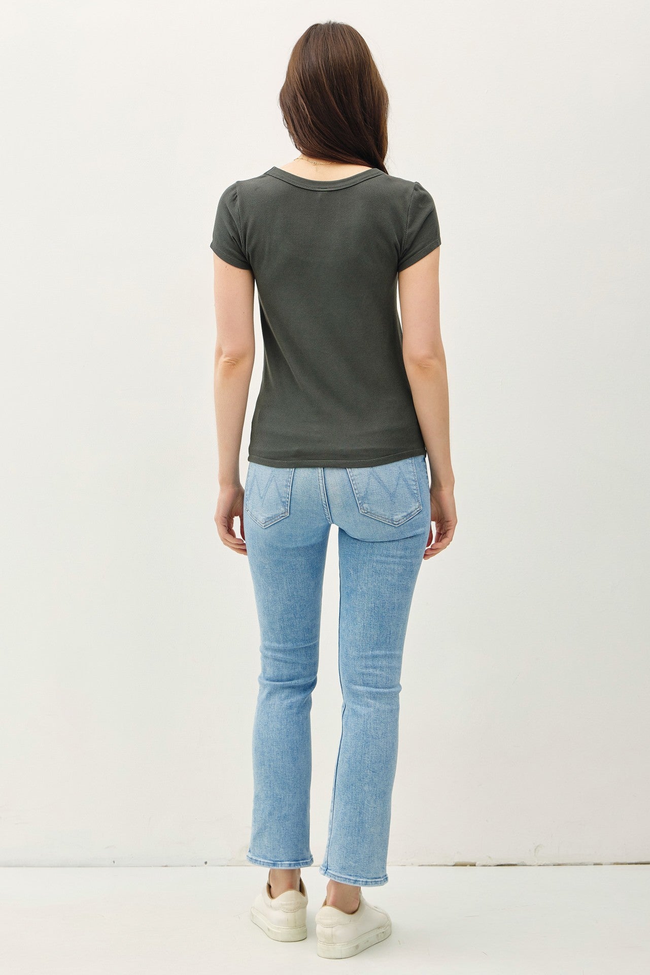 Own Today Basic Scoop Neck Baby Tee