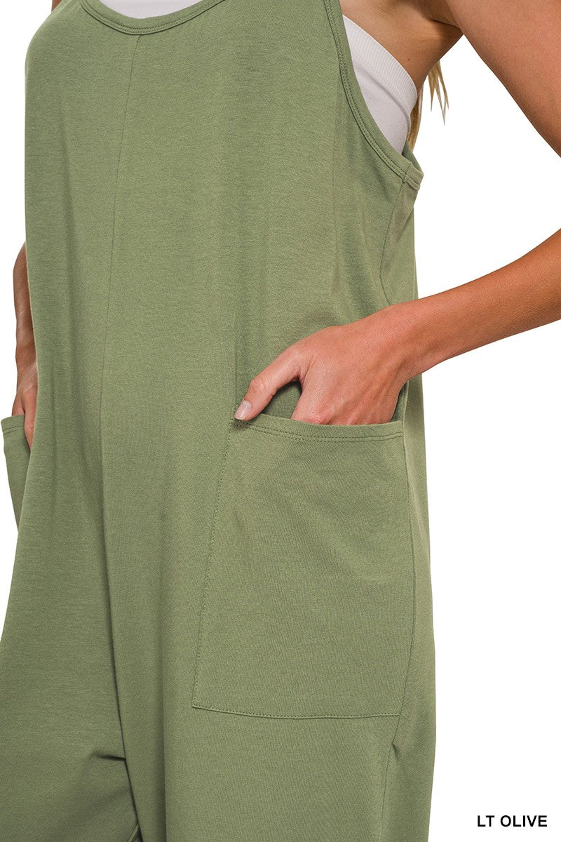 Essential Love Spaghetti Strap Jumpsuit