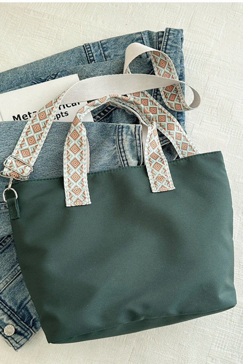 Retro Guitar Strap Tote Bag