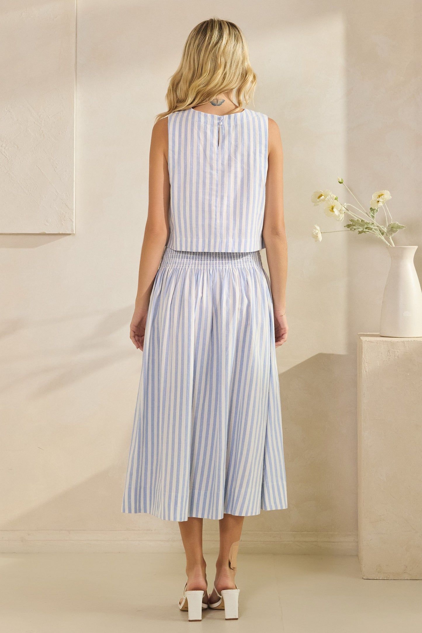 Striped Sleeveless Top
