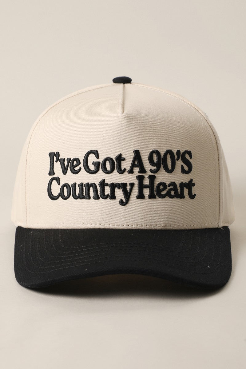90’s Country Heart Trucker Hat
