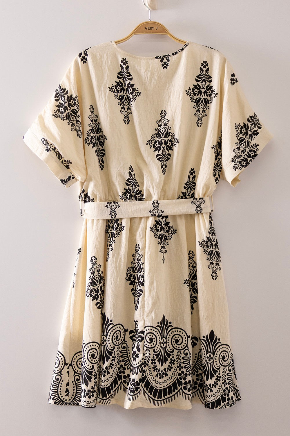 Printed Boho Mini Dress