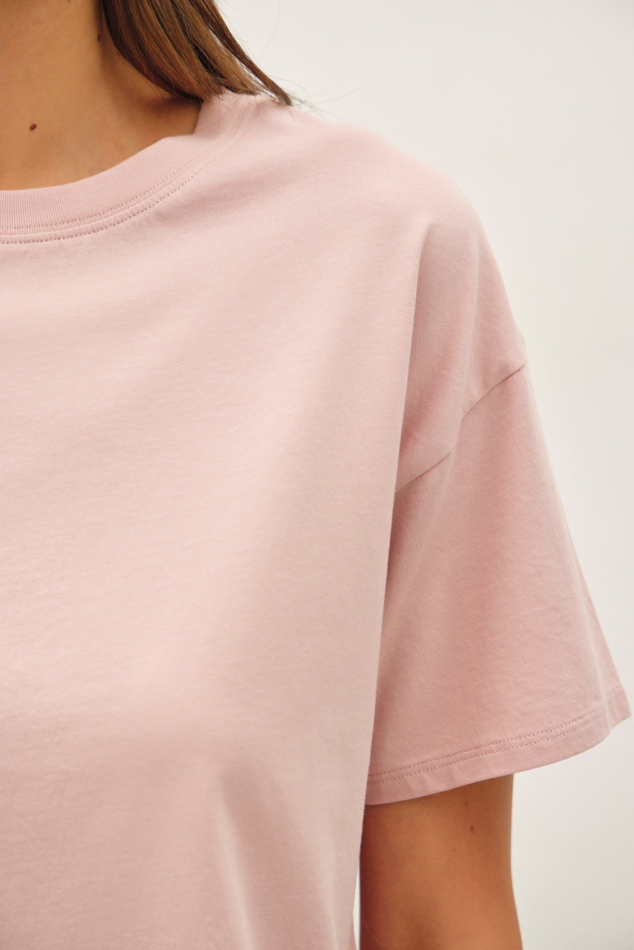 Boxy Cropped Cotton Tee