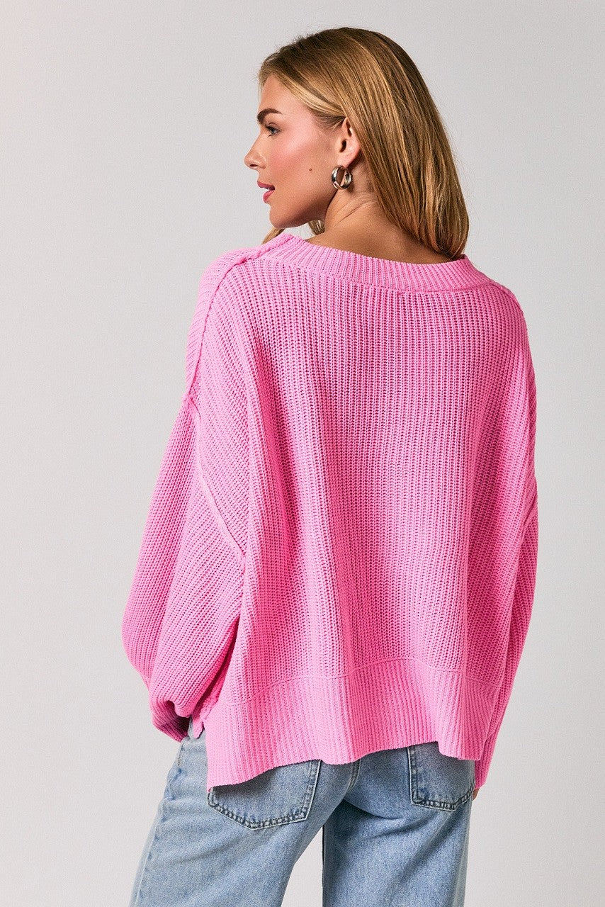 Mock Neck Pullover Sweater