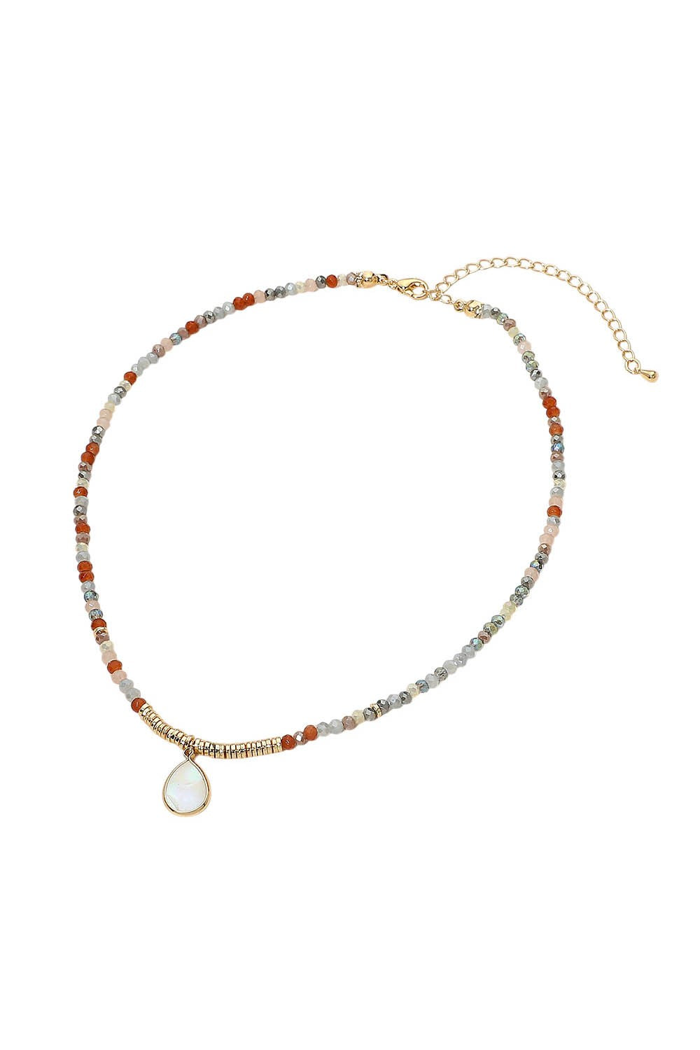 Mother of Pearl Beaded Necklace