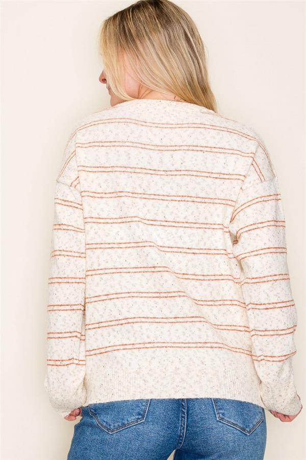 Nash Striped Crew Neck Sweater