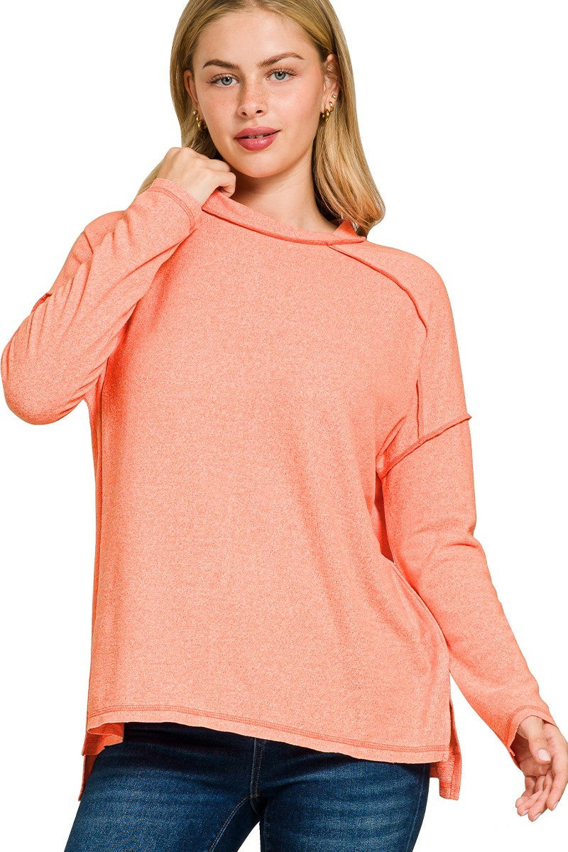 Annalise Exposed Seam Hacci Top- 3 Colors!