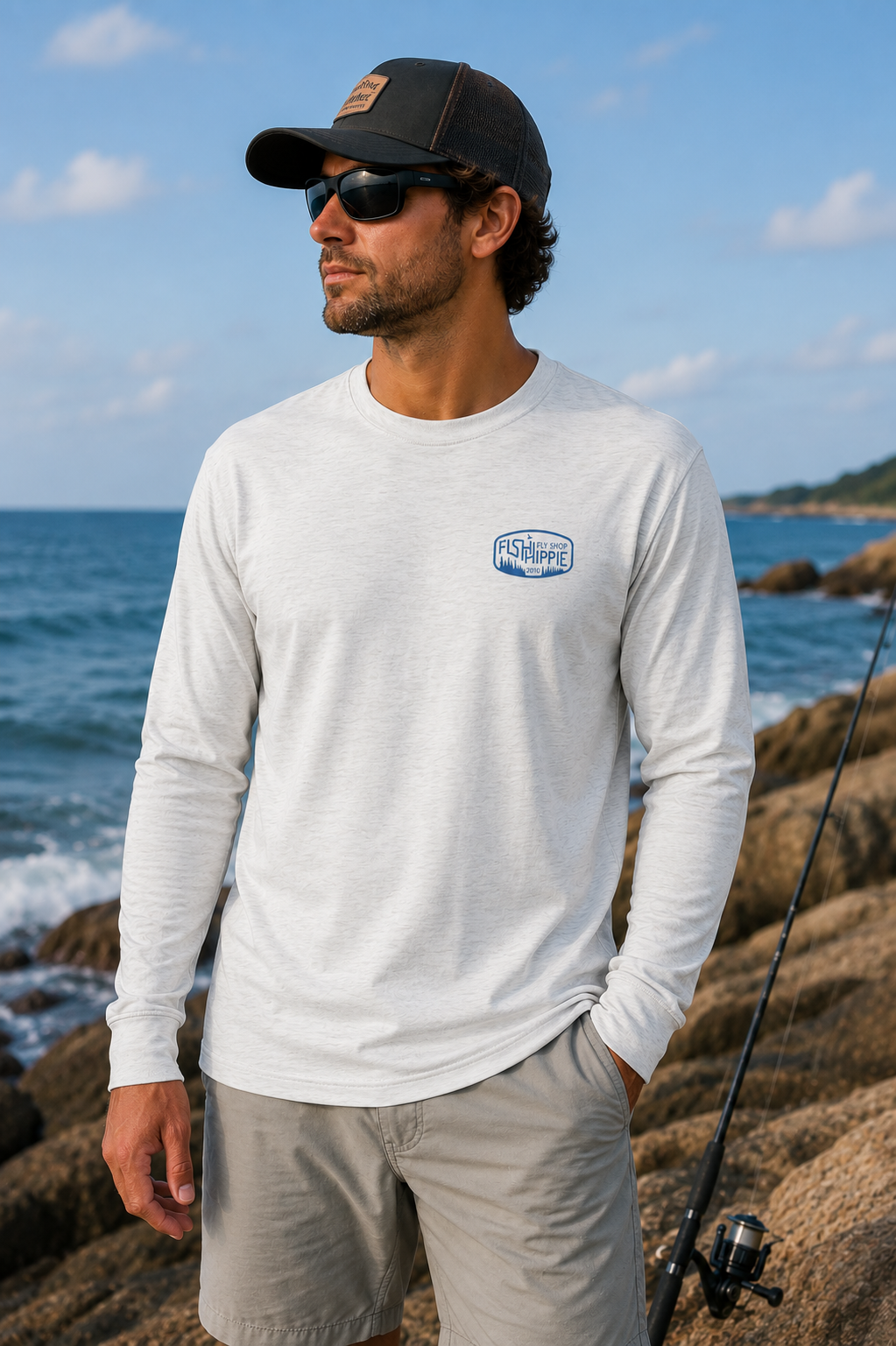 Fish Hippie Fly Shop Long Sleeve Tee
