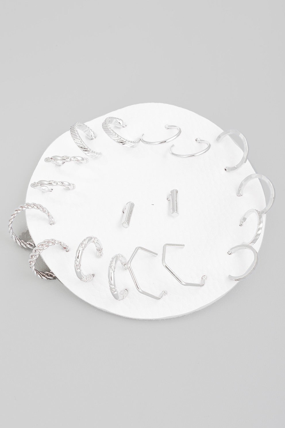 Godiva Metallic Hoop Earring Set- 2 Colors!.