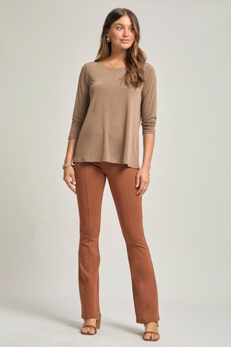 Dear Scarlett: Claire 3/4 Length Sleeve Top