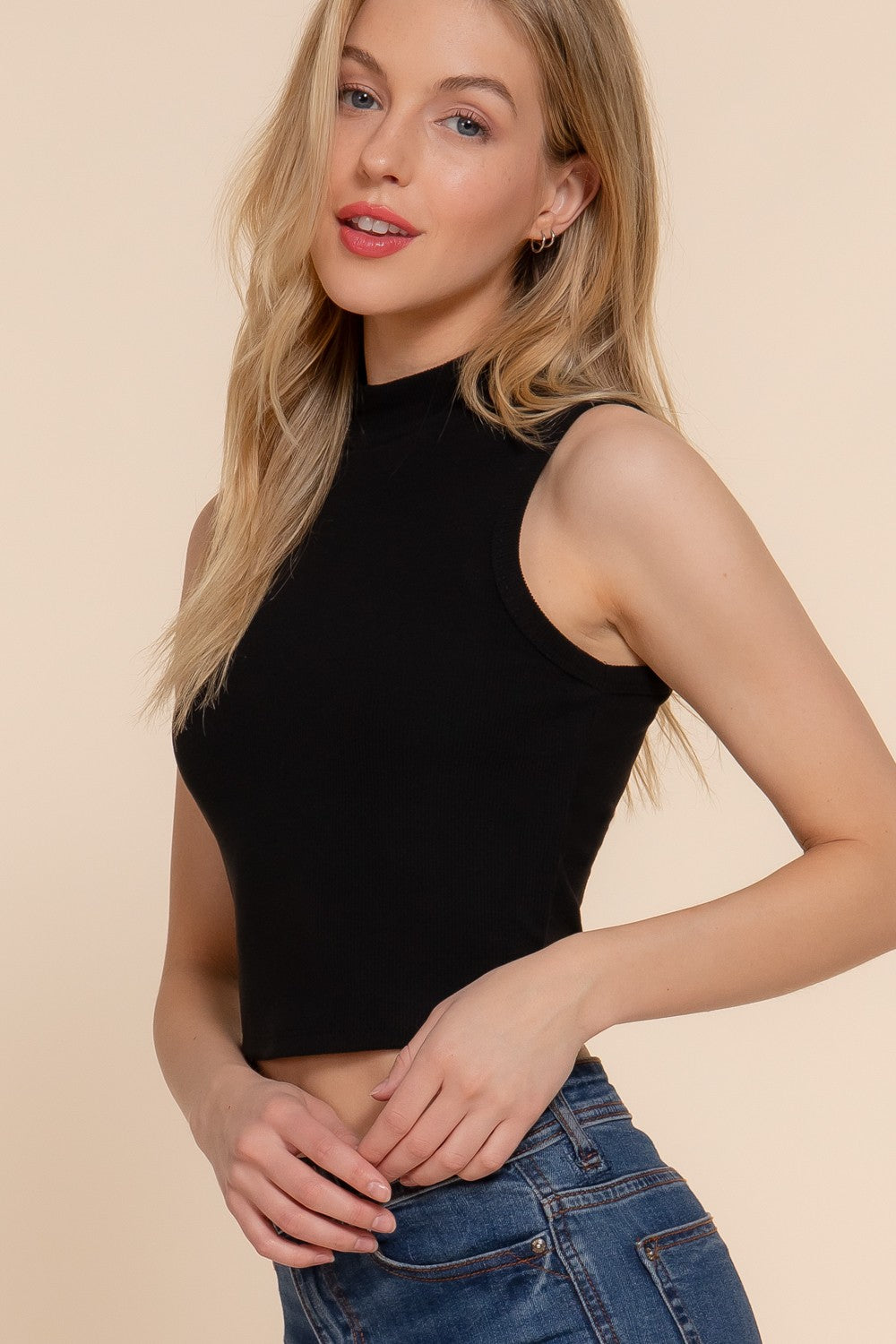 Tell Me Less Mock Neck Tank- 3 Colors!