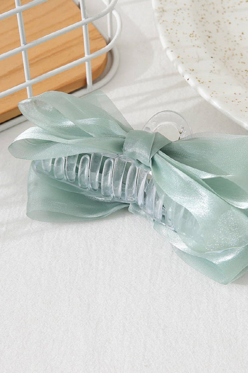 Pastel Ribbon Hair Clip- 3 Colors!