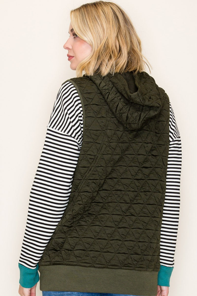 Hadley Quilted Hooded Vest