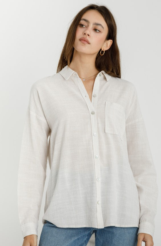 Business Casual Button Down Shirt- 2 Colors!