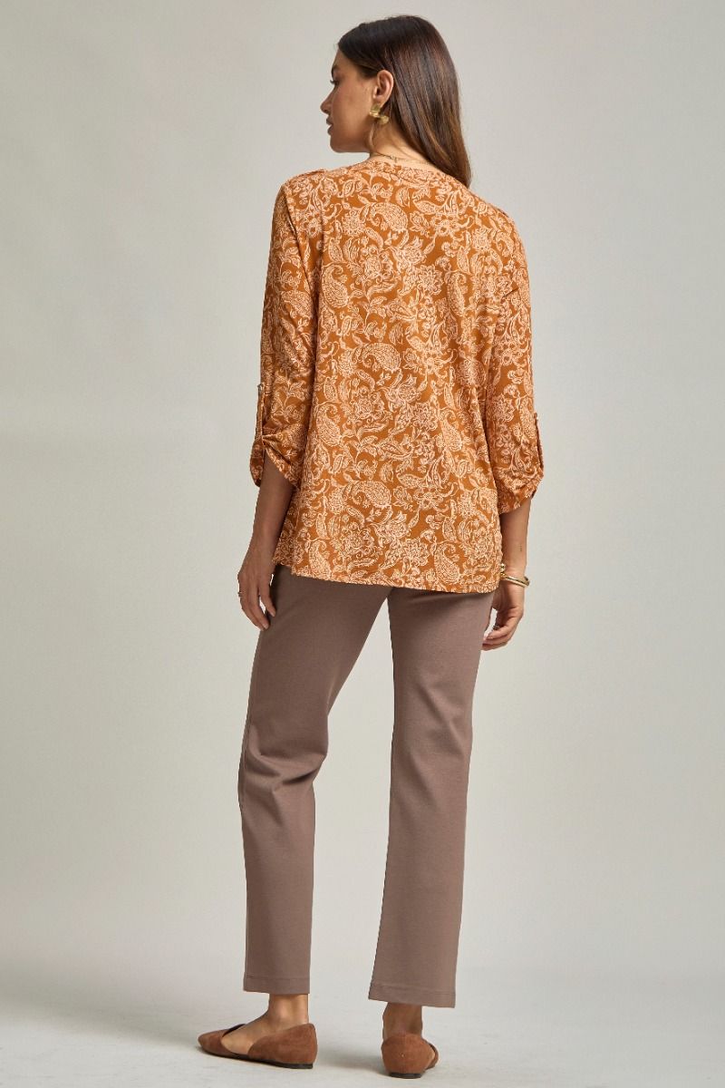 Dear Scarlett: Lizzy Luxe Paisley Print Blouse