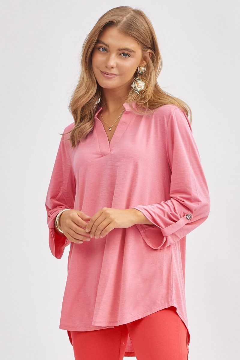 Dear Scarlett:Lizzy Long Sleeve Top- 2 Colors!
