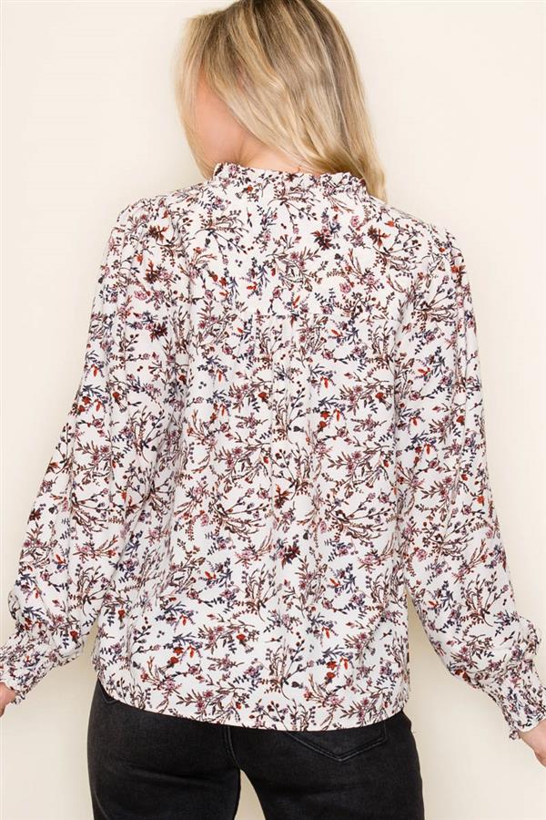 Grow Freely Floral Smock Blouse