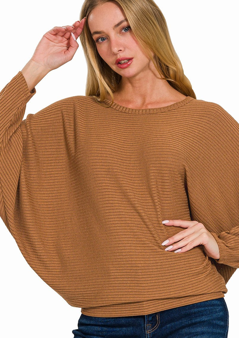DOORBUSTER Dolman Sweater- 2 Colors!