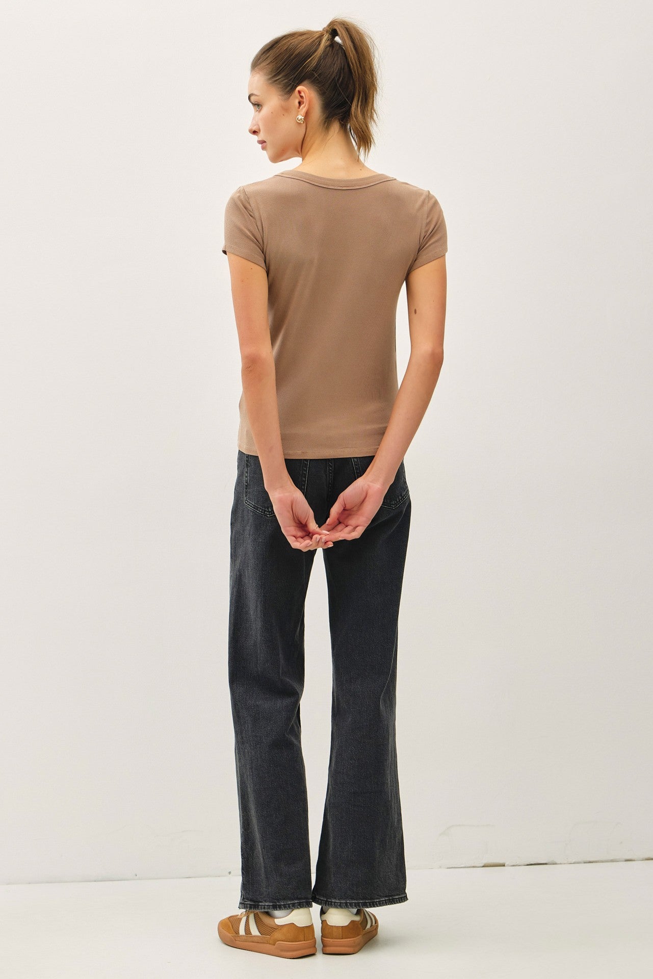 Own Today Basic Scoop Neck Baby Tee- 3 Colors!