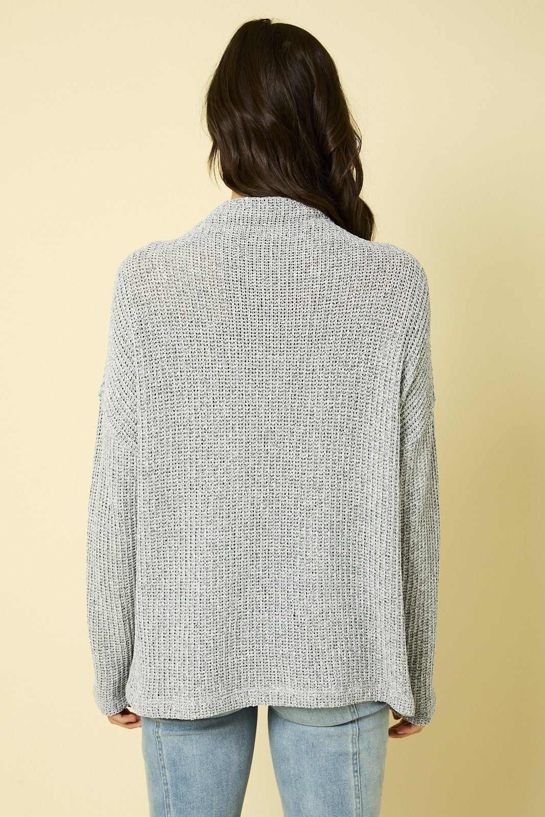 End Of History Mock Neck Knit Top- 2 Colors!