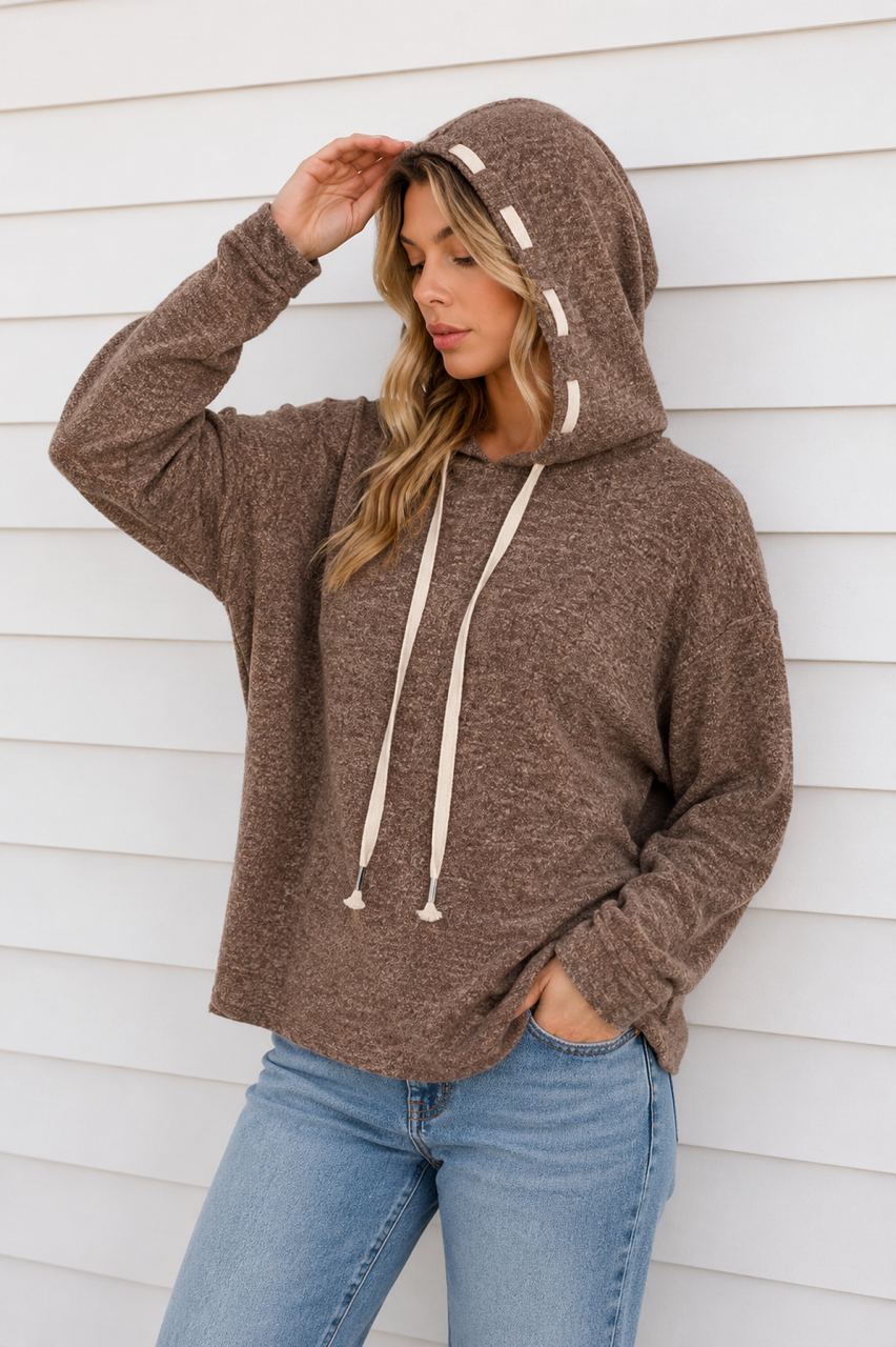 Soft Brushed Hacci Hoodie