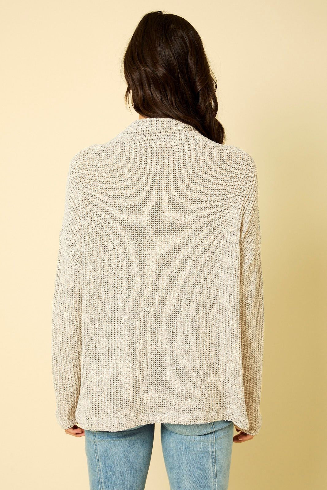 End Of History Mock Neck Knit Top- 2 Colors!