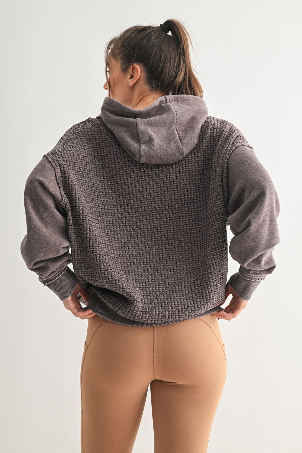 Duality Waffle Knit Hoodie