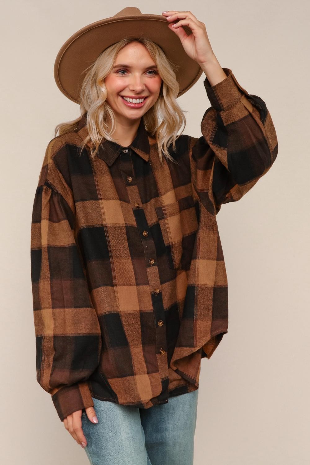 Oversized Classic Plaid