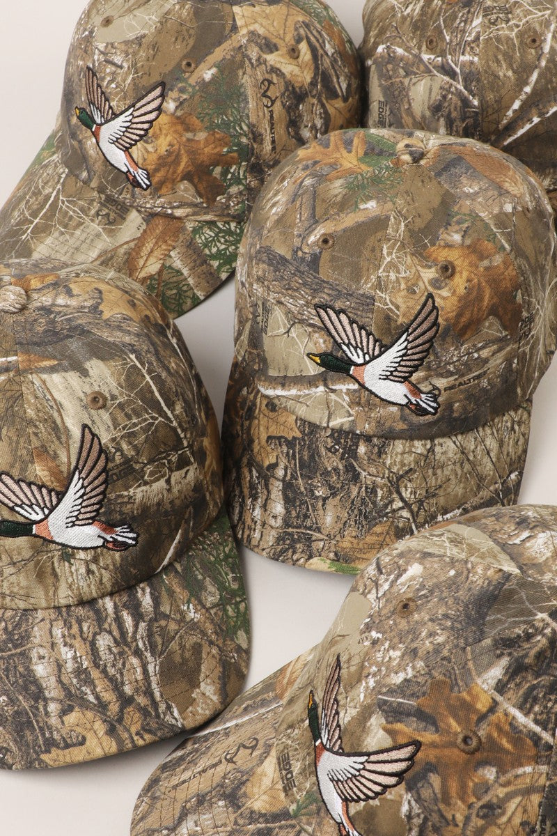 Embroidered Mallard Camo Cap