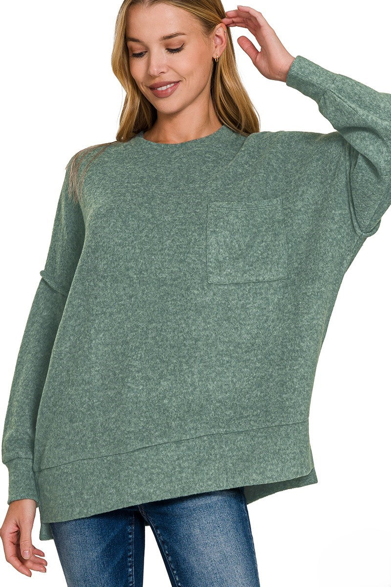 Jump In Oversized Drop Shoulder Sweater- 4 Colors!